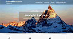 Desktop Screenshot of montagnes-despoir.com